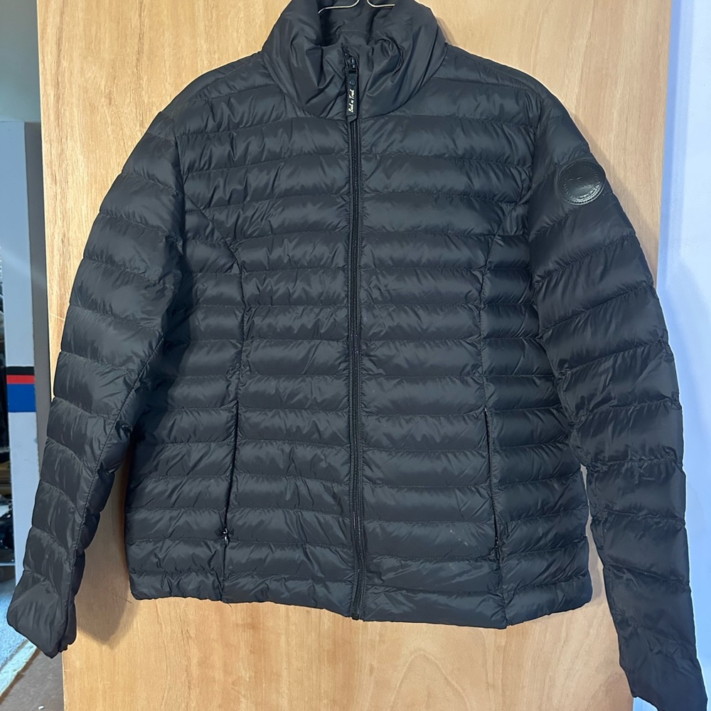 Back on Track Black Puffer Jacket